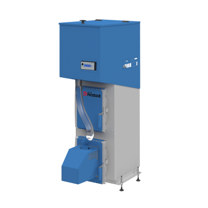 Kocioł na pellet PELLET PLUS o mocy 8 kW - wersja SLIM